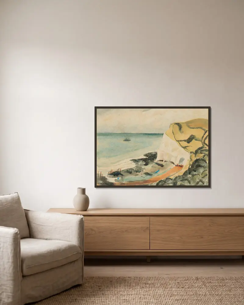 Dover von Christopher Wood gerahmt an einer Wand