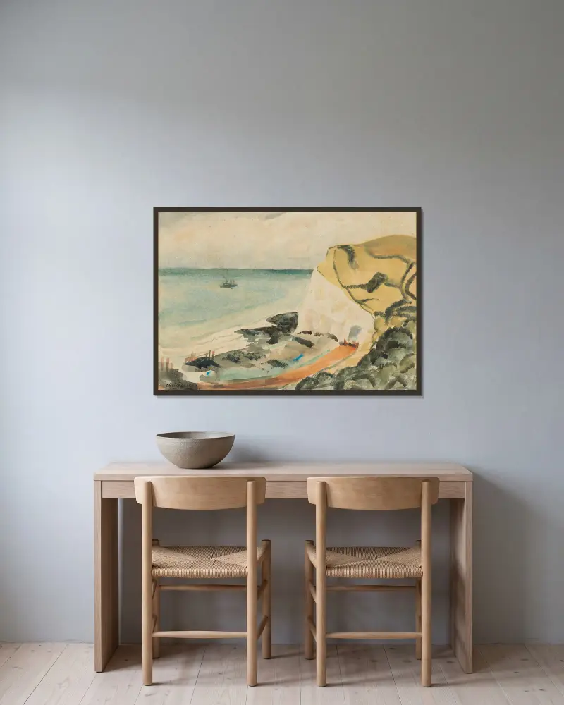 Dover von Christopher Wood gerahmt an einer Wand