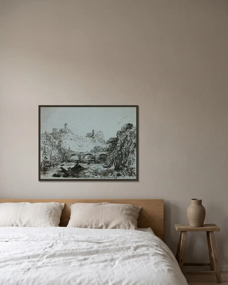 Richmond von Clarkson Stanfield gerahmt an einer Wand