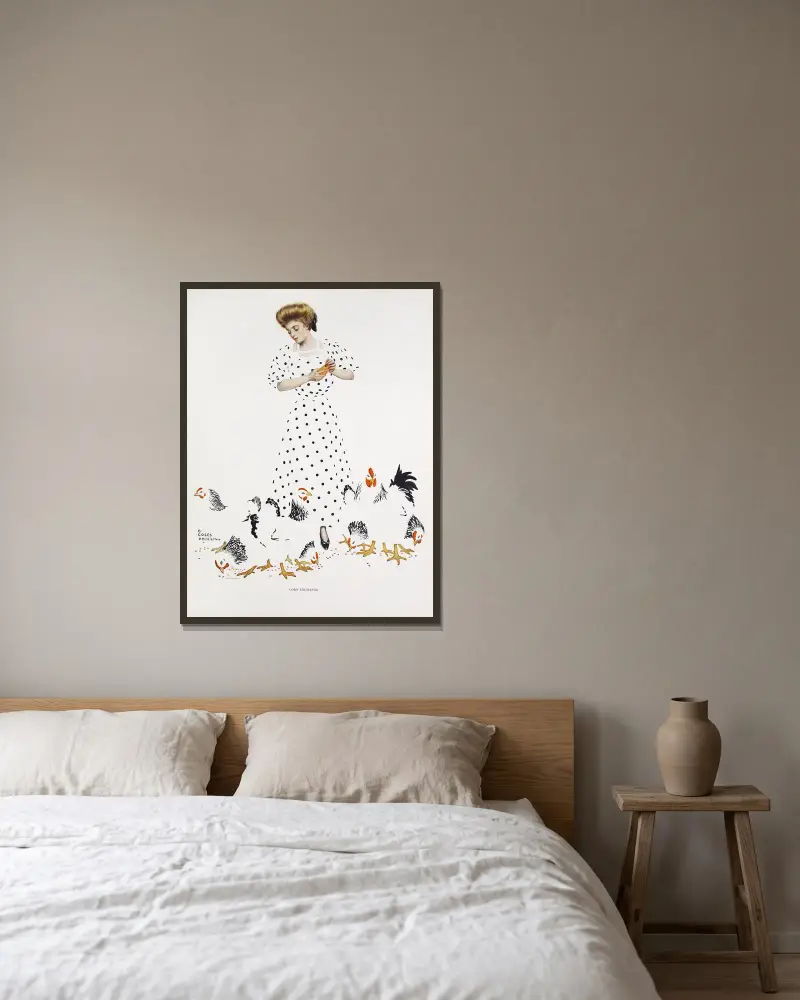 Giełda zbożowa, Coles Phillips w ramie na ścianie