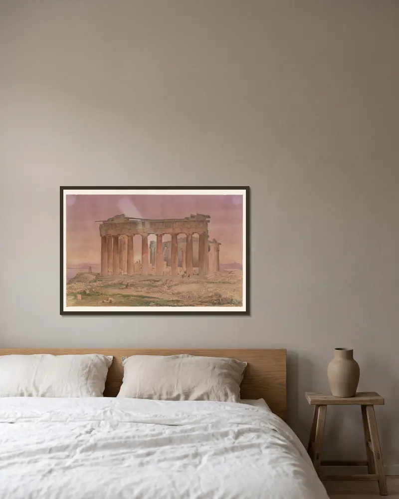 Griechenland, Athen, Parthenon von Harald Conrad Stilling gerahmt an einer Wand
