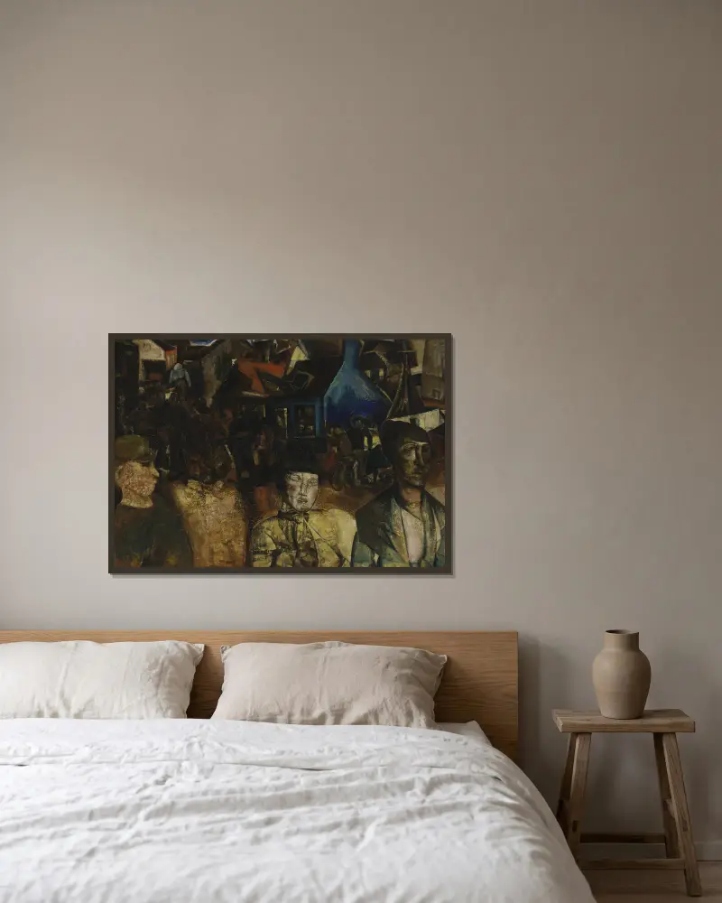Messe von Constant Permeke gerahmt an einer Wand