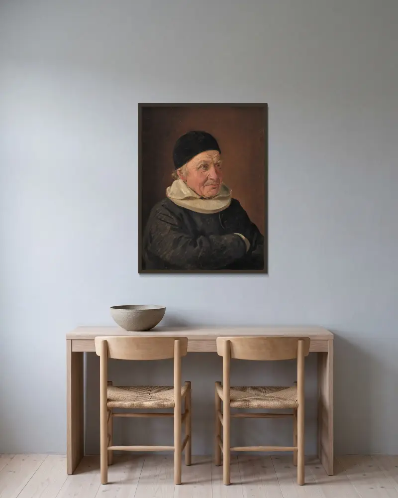 Pastor Jens Bindesbøll, Constantin Hansen v rámu na stěně