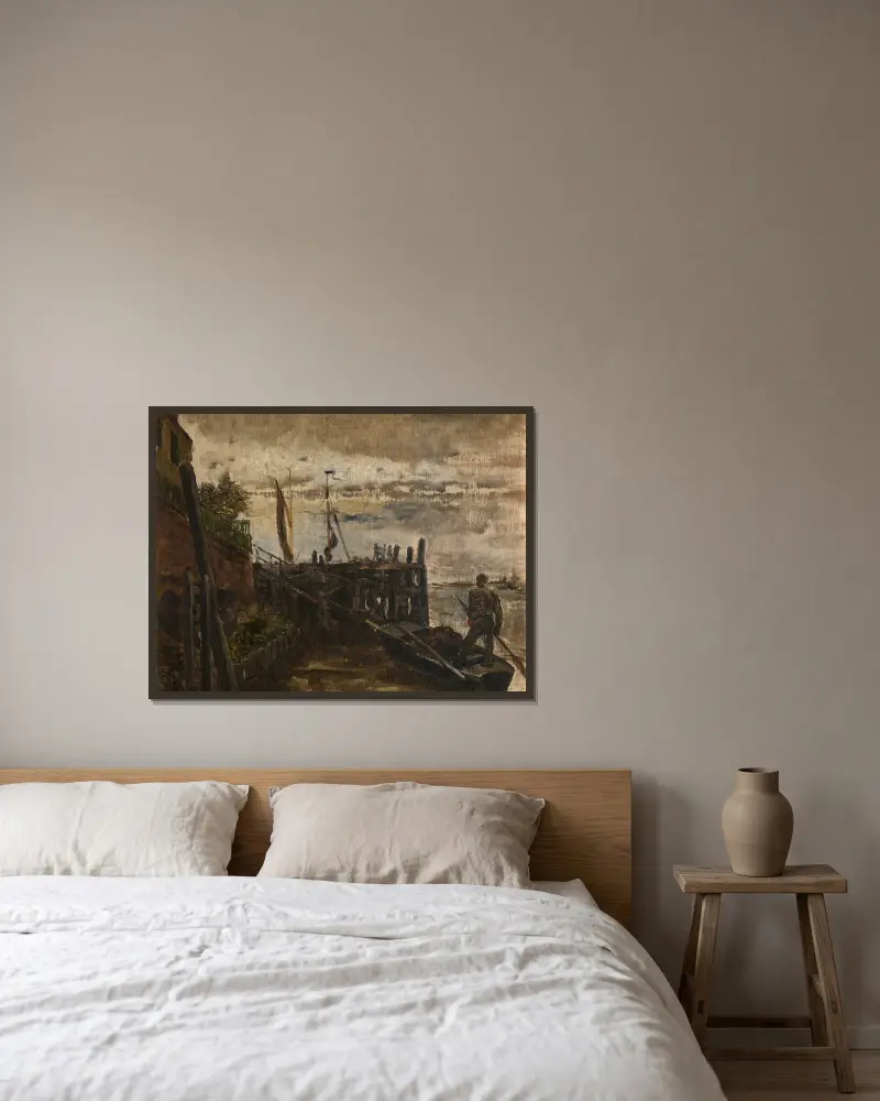 Rupelmonde, Constantin Meunier w ramie na ścianie