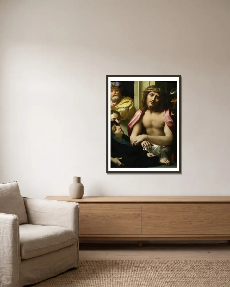 Ecce Homo, Correggio v rámu na stěně