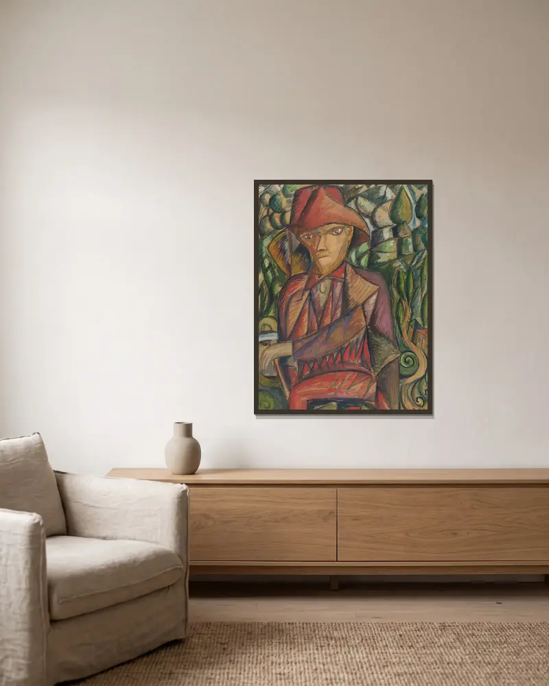 Hochländischer Räuber von Tytus Czyżewski gerahmt an einer Wand