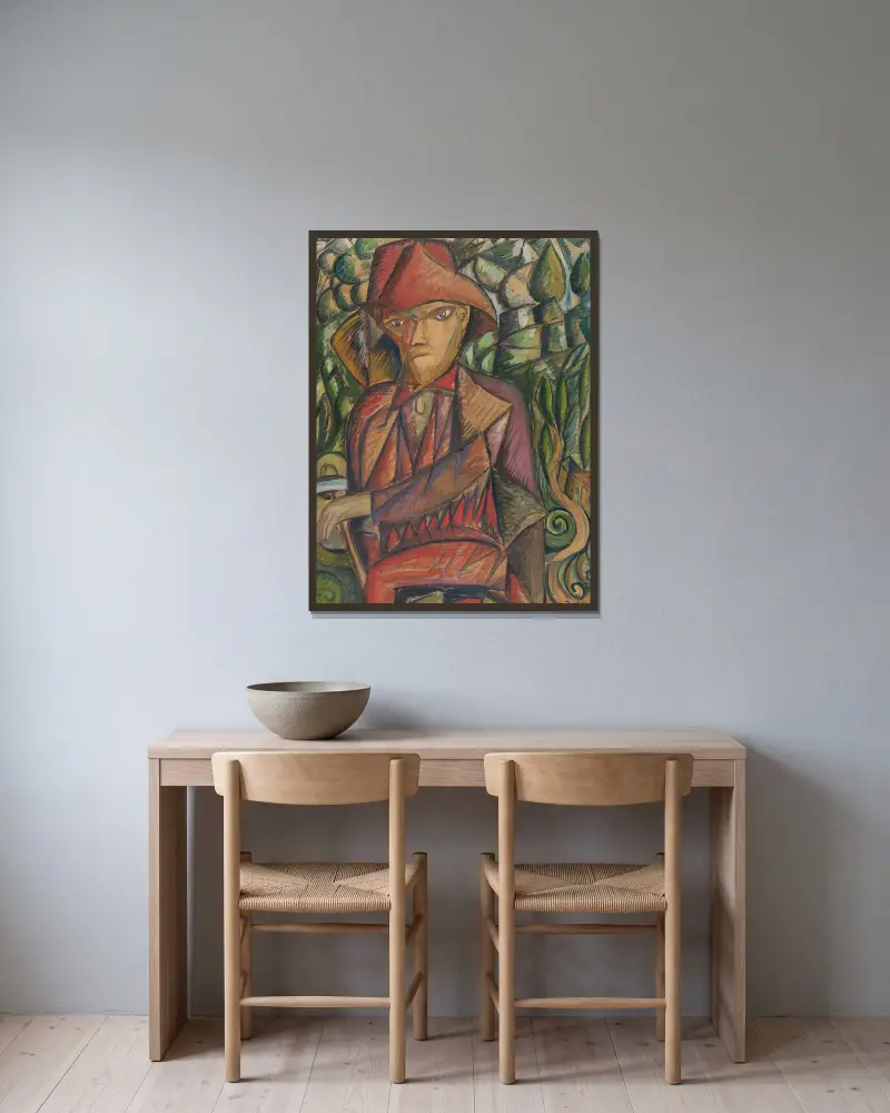 Hochländischer Räuber von Tytus Czyżewski gerahmt an einer Wand