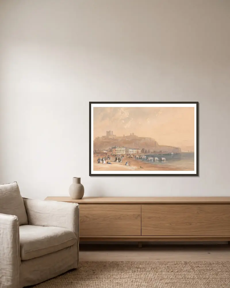 Dover av David Cox inramad på en vägg