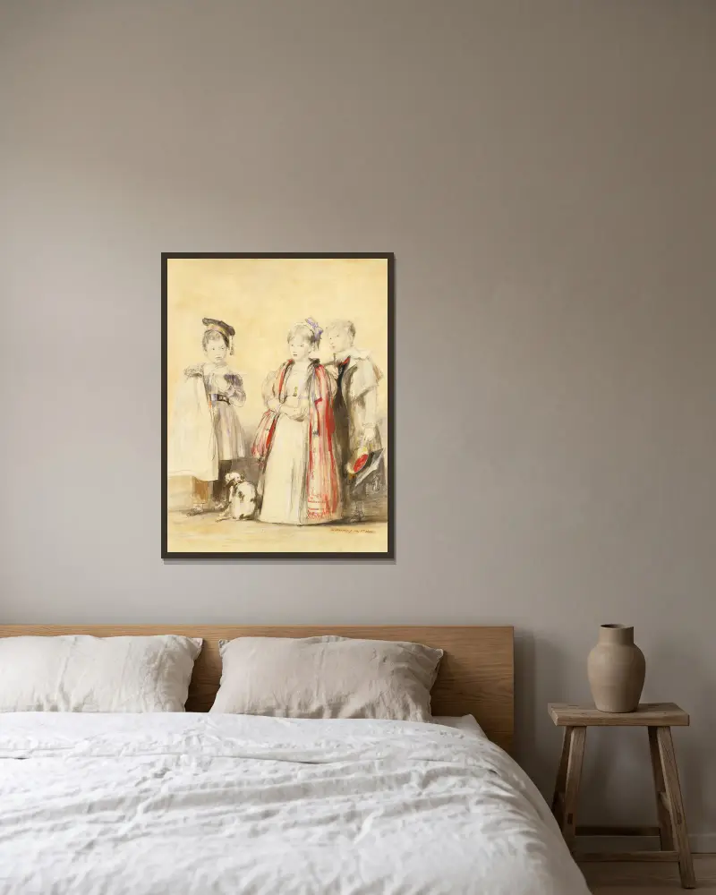 Hamiltonovy děti, Sir David Wilkie v rámu na stěně