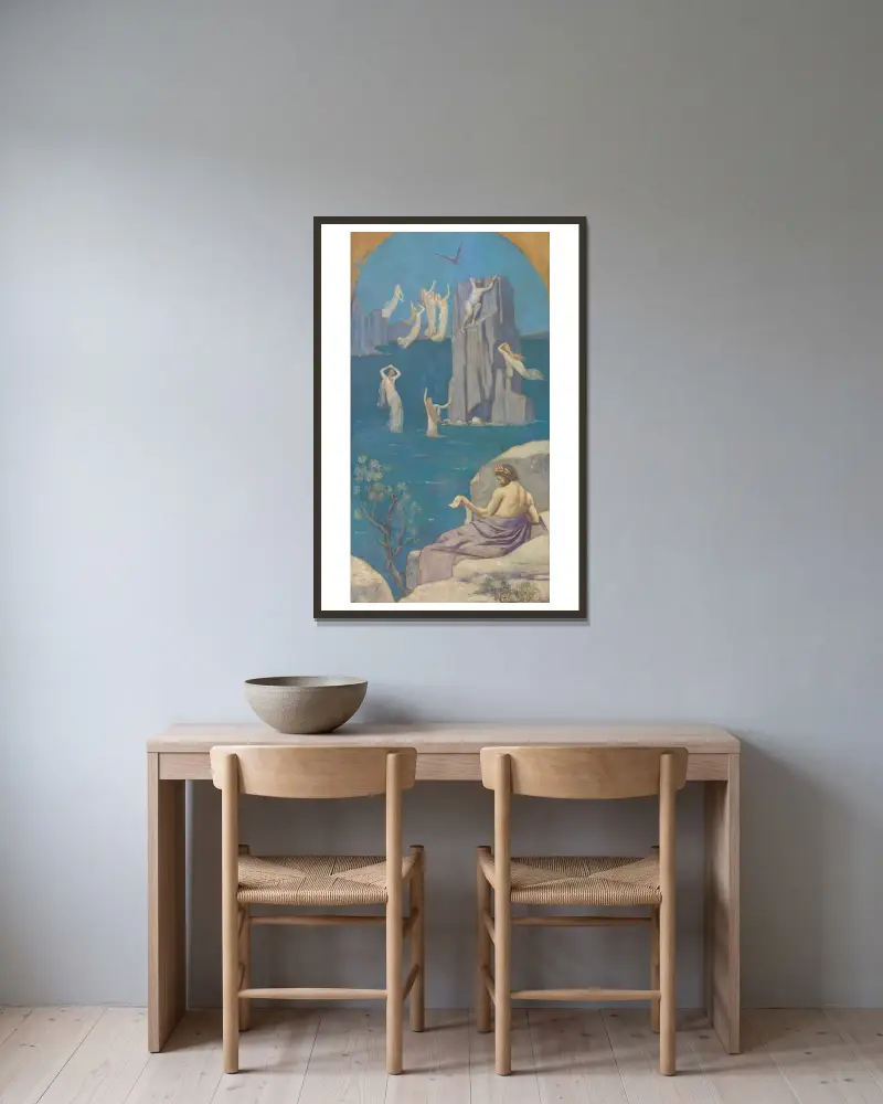 Dramatická poezie (Aischylos), Pierre Puvis de Chavannes v rámu na stěně