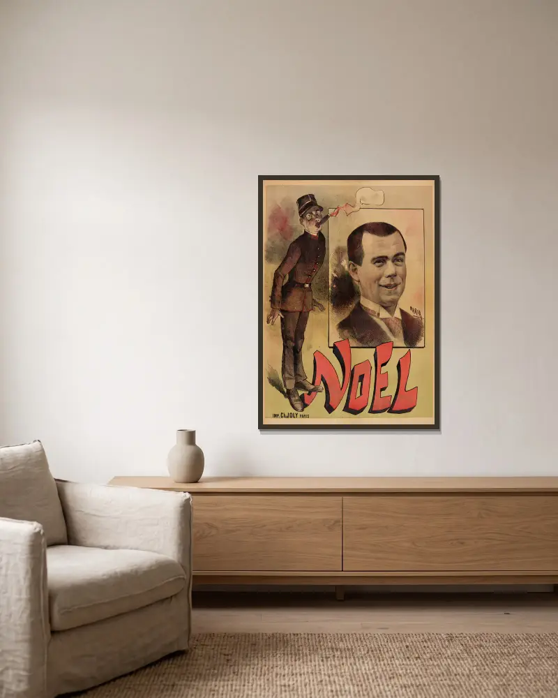 Boże Narodzenie, Cândido de Faria w ramie na ścianie