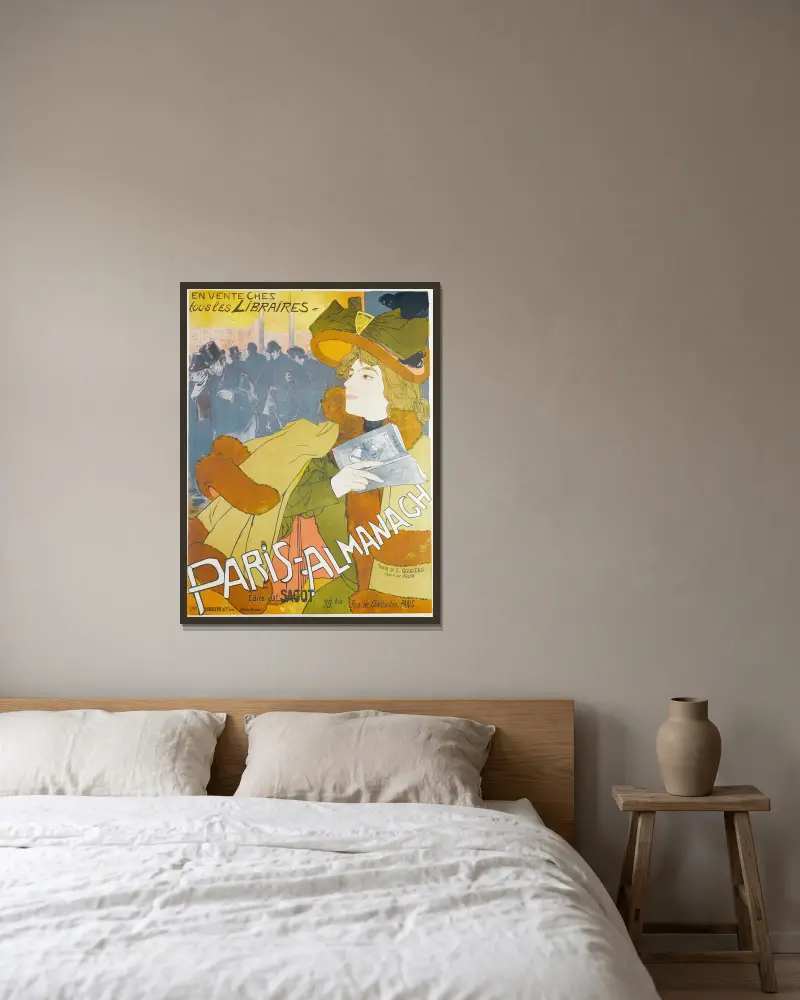 V prodeji u všech knihkupců, Georges de Feure v rámu na stěně