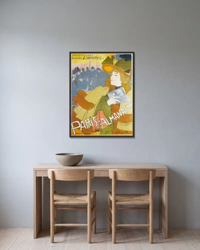 V prodeji u všech knihkupců, Georges de Feure v rámu na stěně