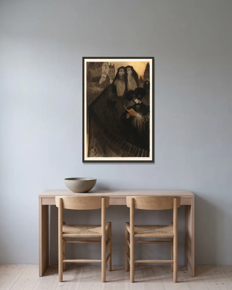 Maîtres de l’affiche, Georges de Feure v rámu na stěně