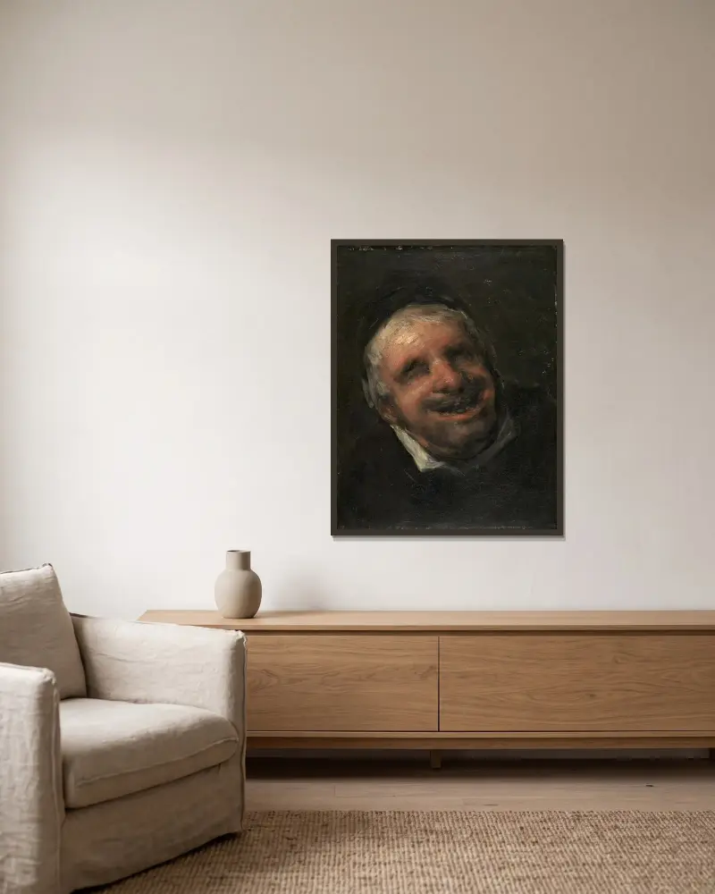 Wuj Paquete, Francisco de Goya w ramie na ścianie