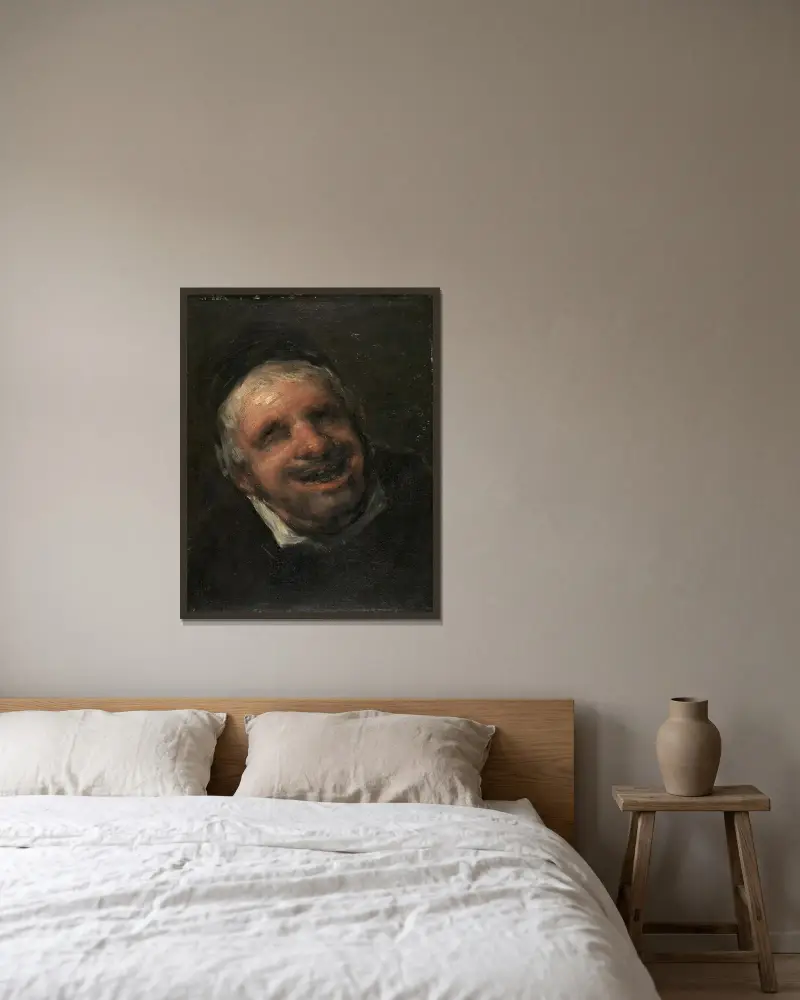 Wuj Paquete, Francisco de Goya w ramie na ścianie