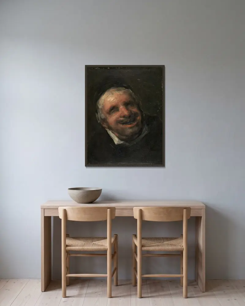 Wuj Paquete, Francisco de Goya w ramie na ścianie