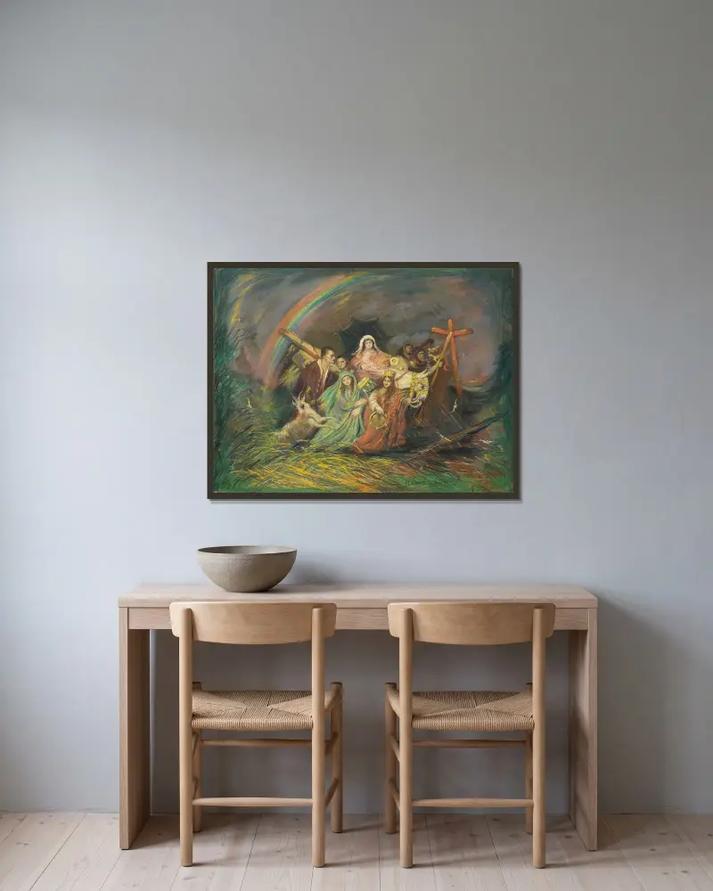 Cyganie, Henry de Groux w ramie na ścianie