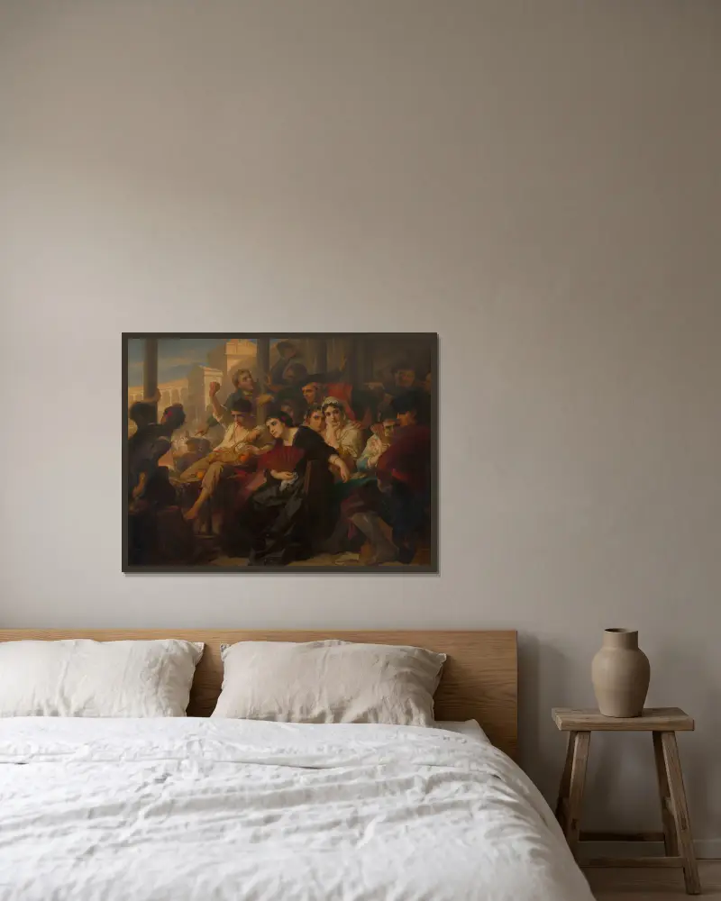 Bravo, Torero! von Nicaise De Keyser gerahmt an einer Wand