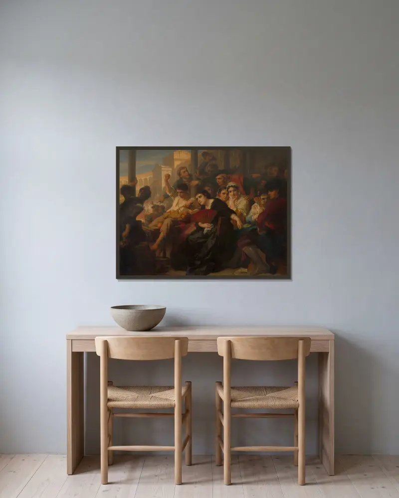 Bravo, Torero! von Nicaise De Keyser gerahmt an einer Wand