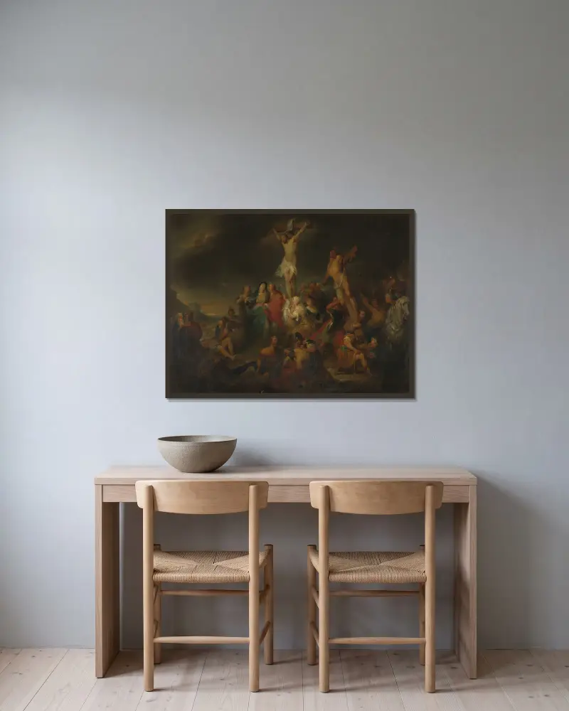Kalvárie, Nicaise De Keyser v rámu na stěně