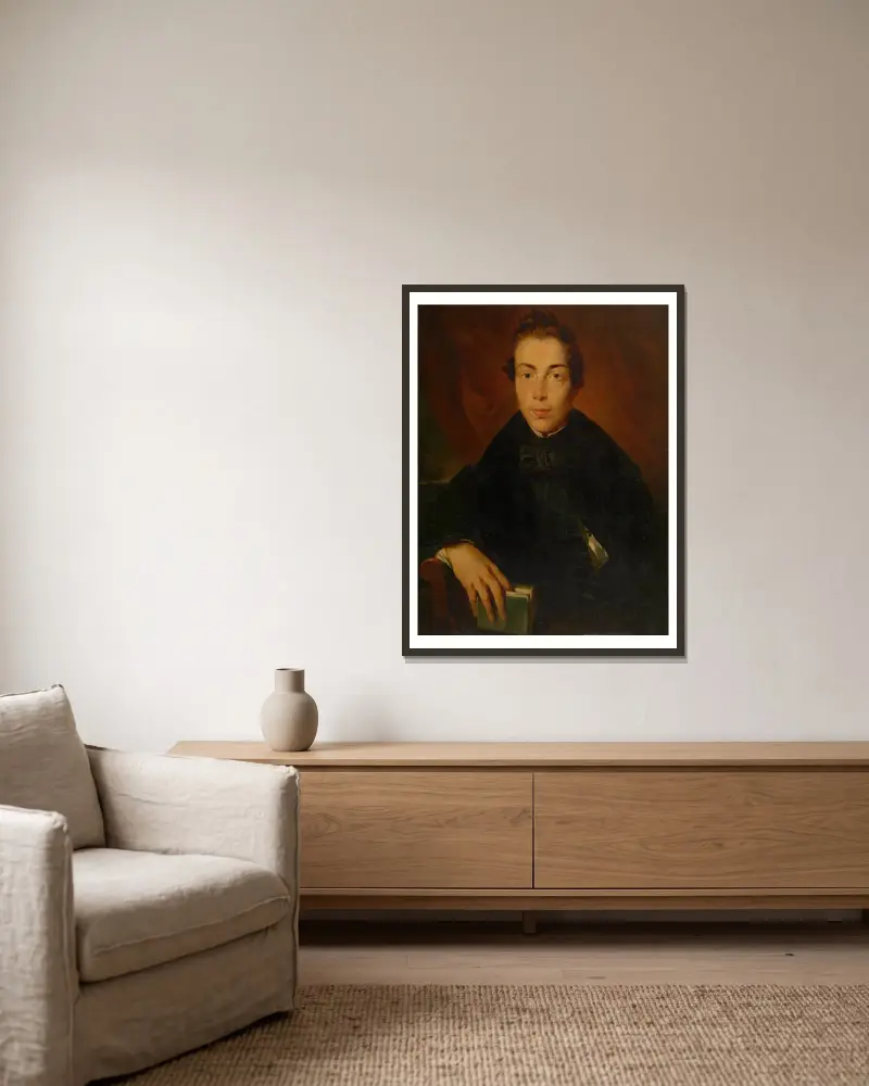 Maleriet Henri Leys, Nicaise De Keyser v rámu na stěně