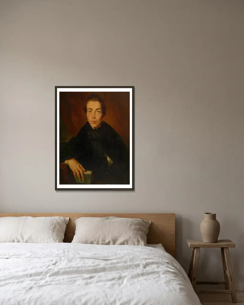 Maleriet Henri Leys, Nicaise De Keyser v rámu na stěně