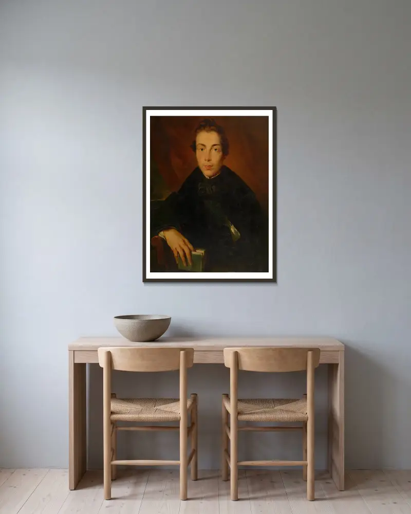 Maleriet Henri Leys, Nicaise De Keyser v rámu na stěně