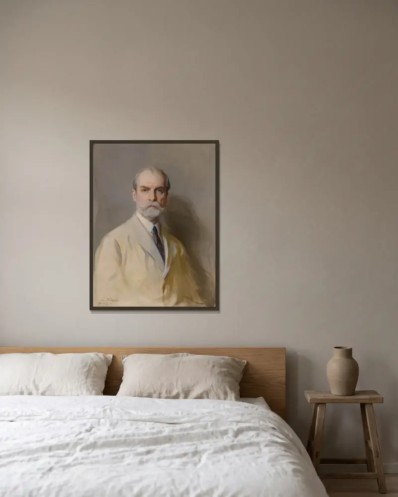 Charles Evans Hughes, Philip Alexius de László v rámu na stěně