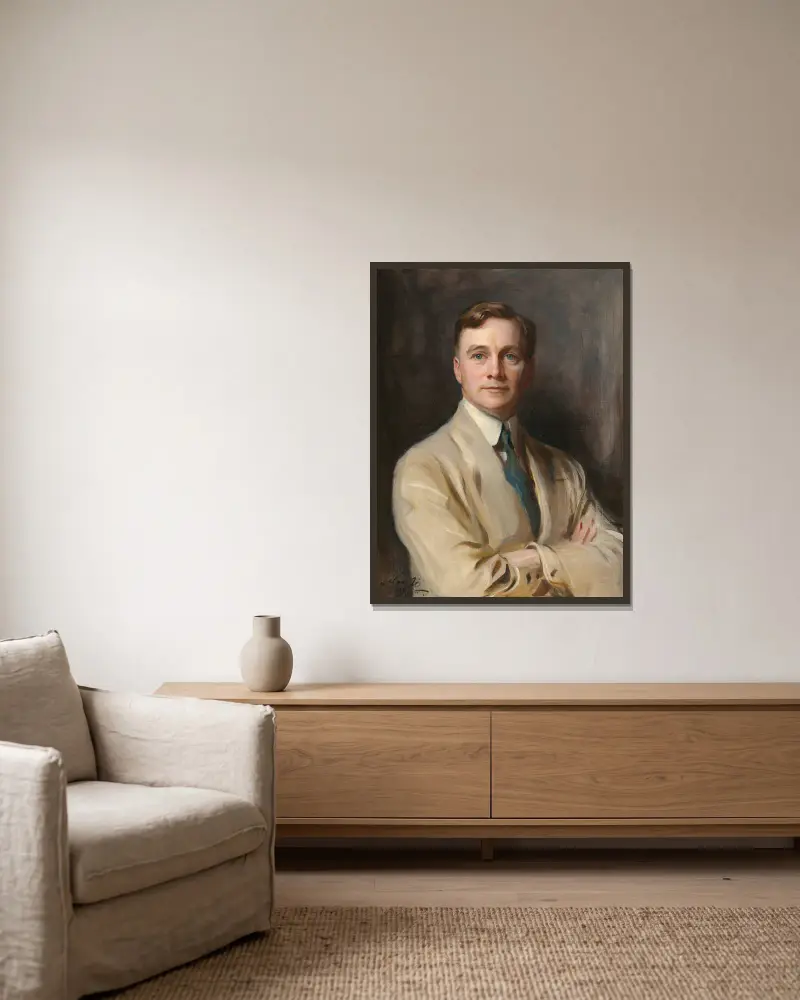 Francis Patrick Garvan von Philip Alexius de László gerahmt an einer Wand