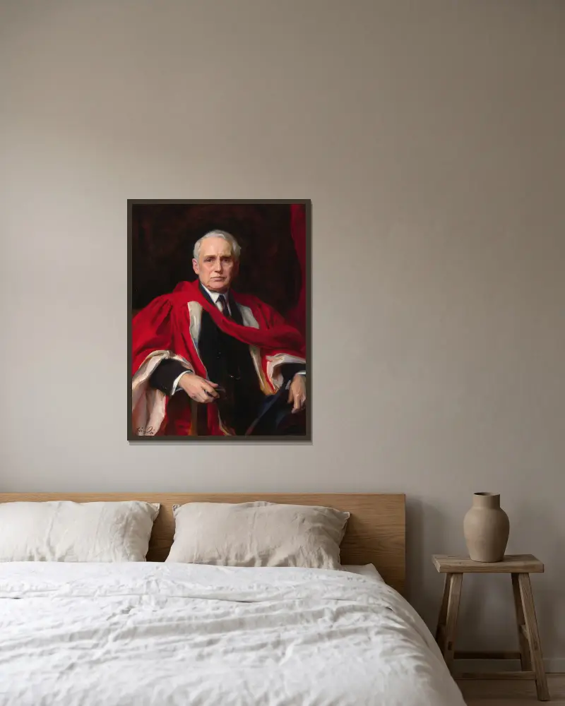Frank Billings Kellogg, Philip Alexius de László v rámu na stěně