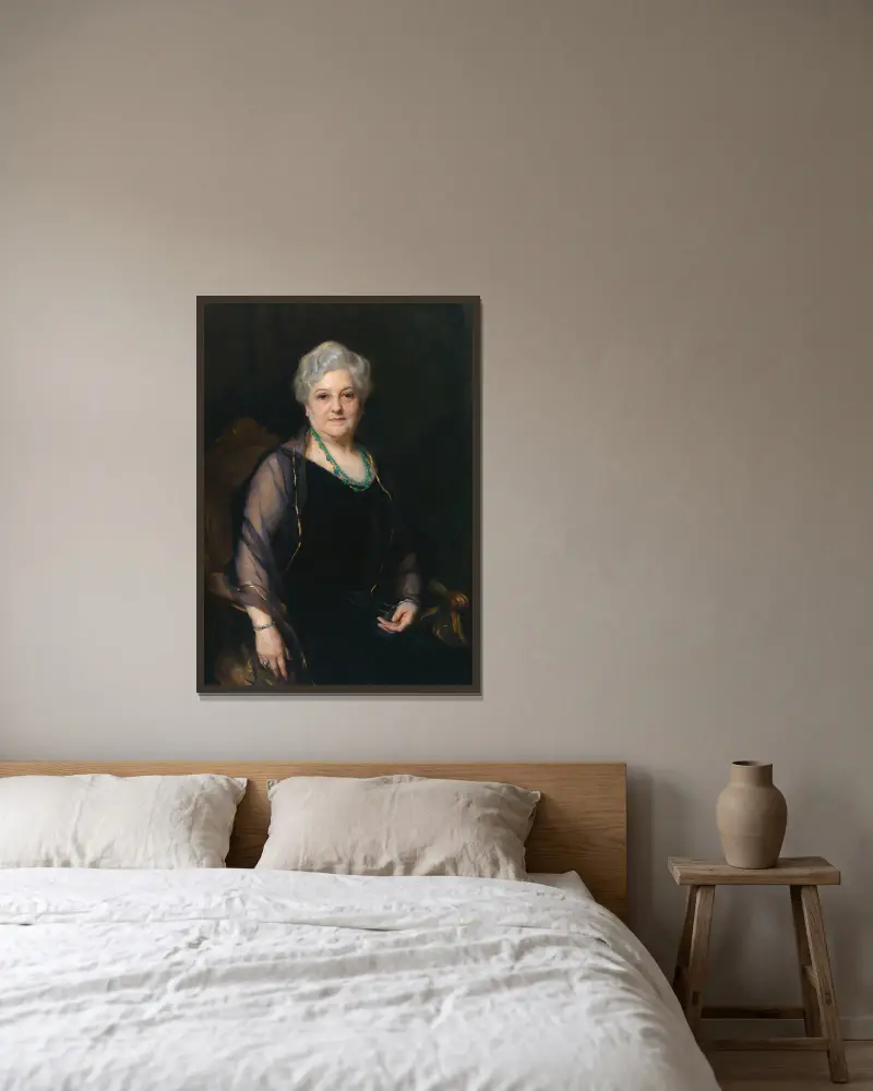 Iphigenia Wise Ochs, Philip Alexius de László v rámu na stěně