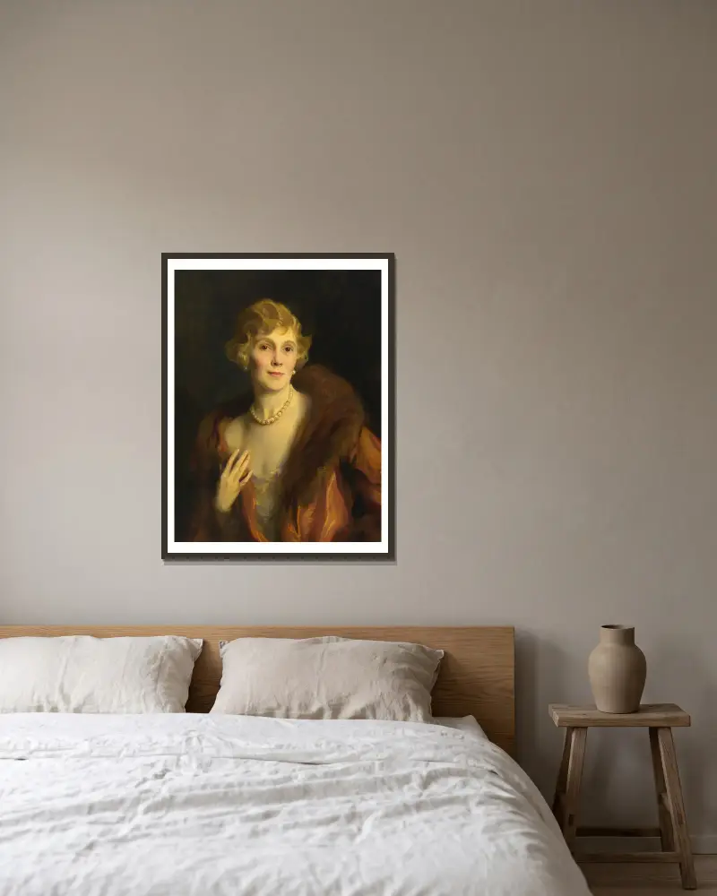 Pauline Morton Sabin, Philip Alexius de László v rámu na stěně