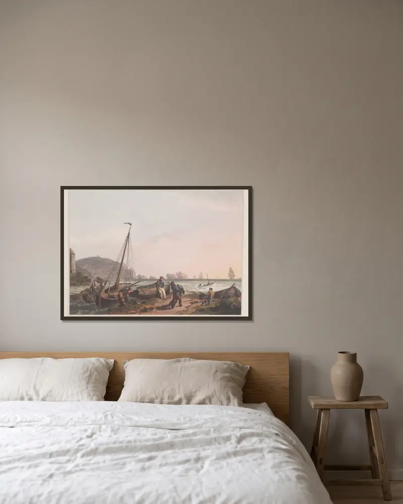 The Needles. Isle of Wight von Philip James de Loutherbourg gerahmt an einer Wand