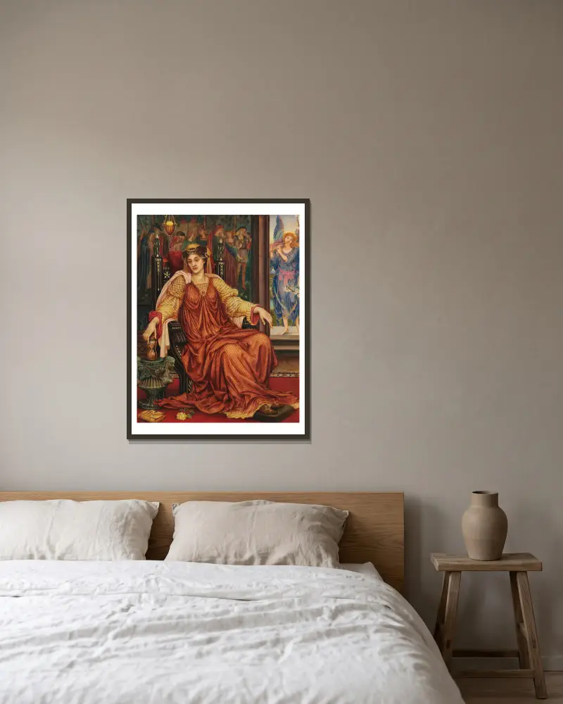 Klepsydra, Evelyn De Morgan w ramie na ścianie