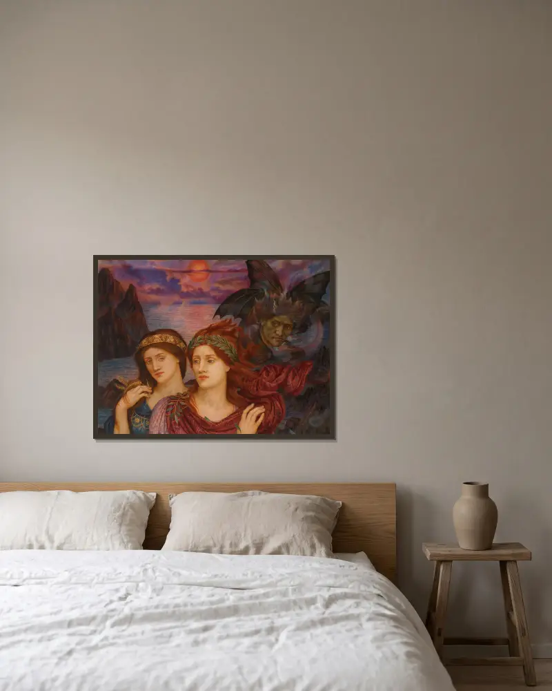 Vidina, Evelyn De Morgan v rámu na stěně