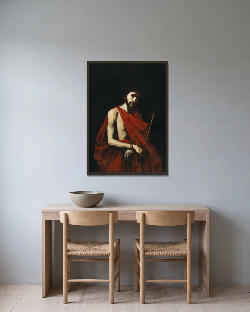 Ecce Homo – Nr. 1, Jusepe de Ribera w ramie na ścianie