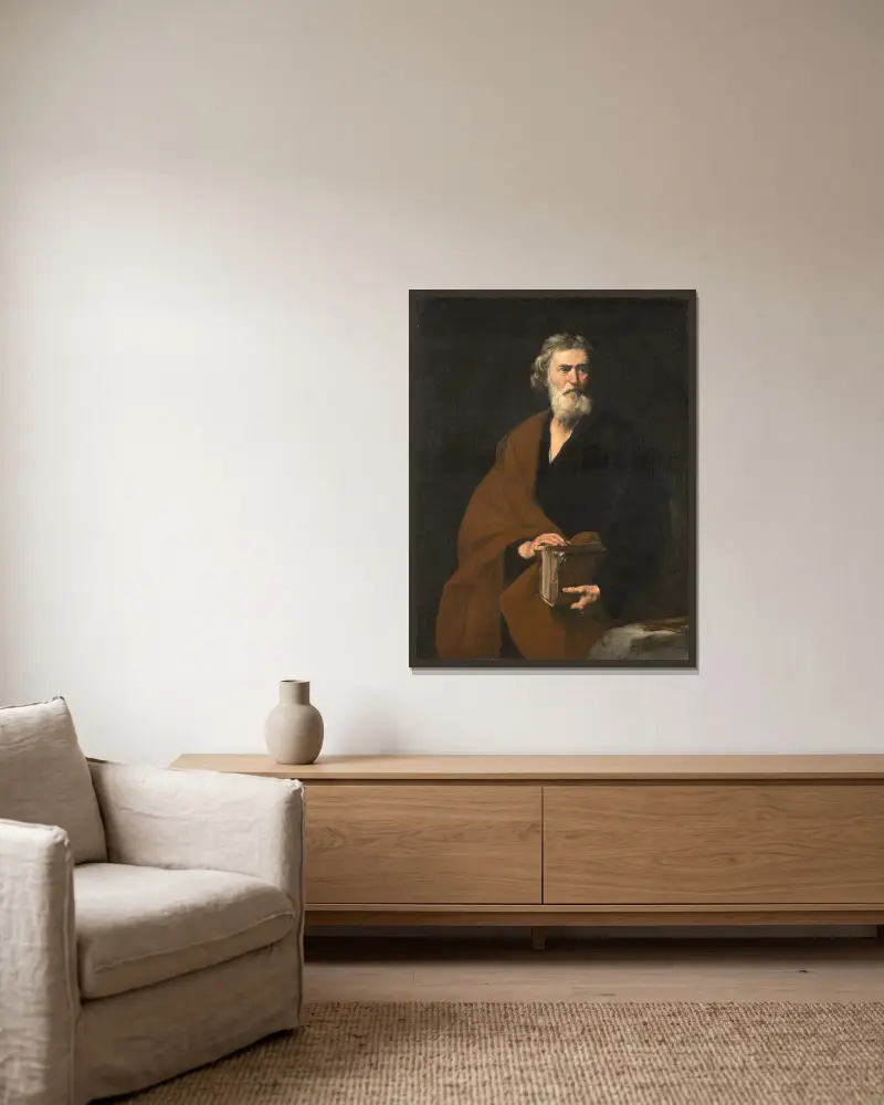 Święty Mateusz, Jusepe de Ribera w ramie na ścianie
