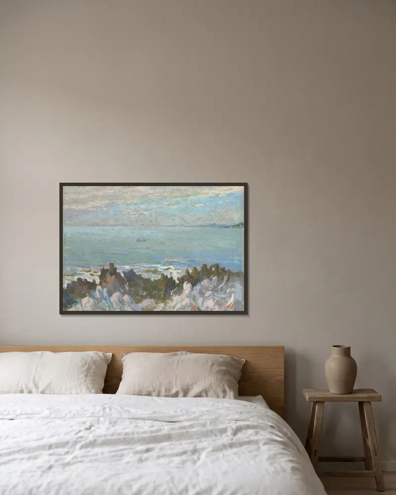 Cap Martin (Côte d’Azur) av Rodolphe De Saegher inramad på en vägg