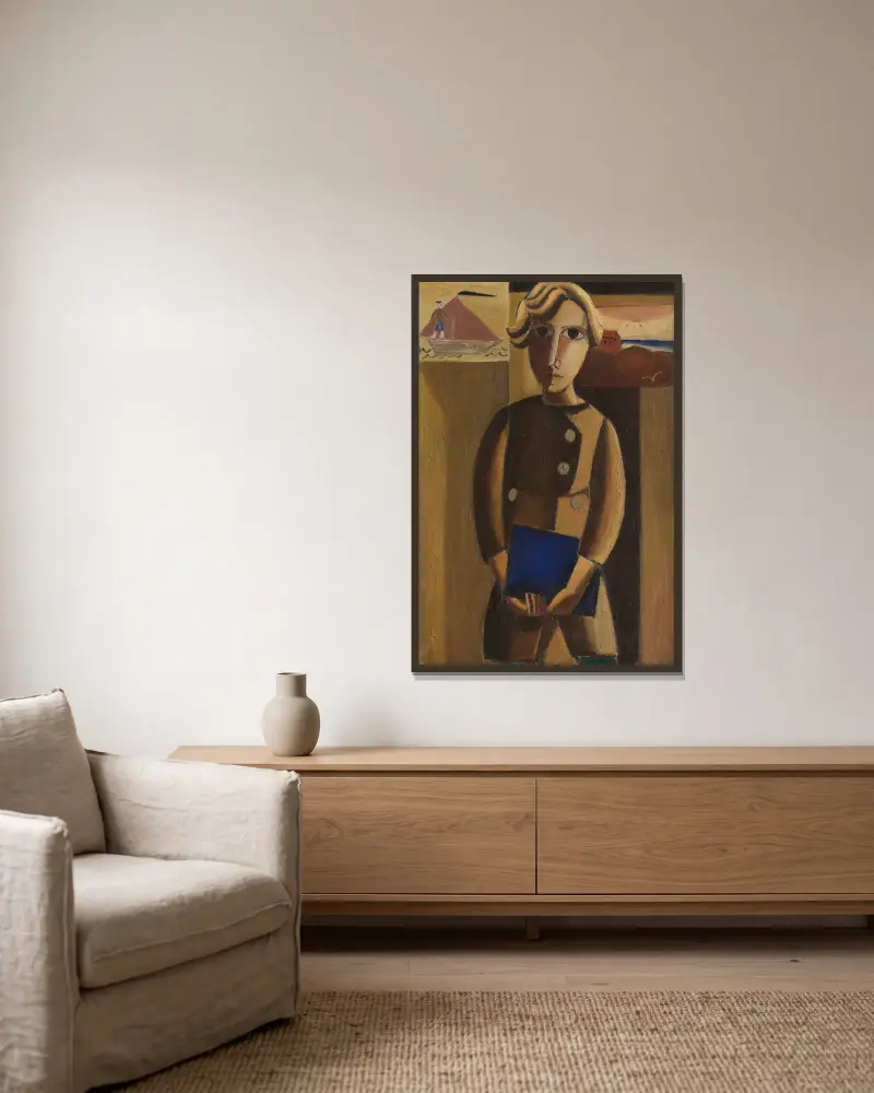 Pally, Gustave De Smet v rámu na stěně