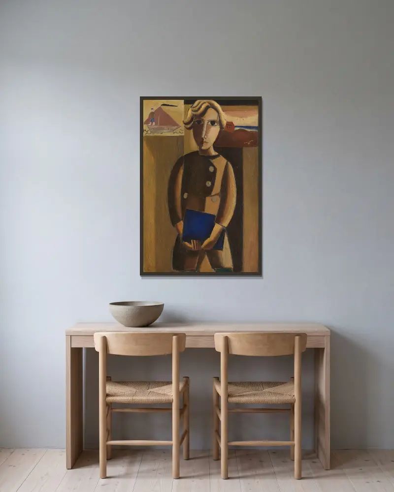 Pally, Gustave De Smet v rámu na stěně