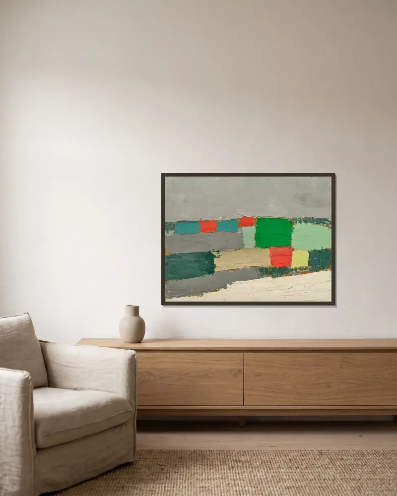 Chevreuse, Nicolas De Staël v rámu na stěně