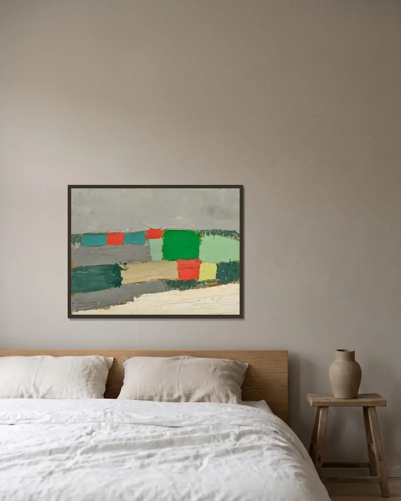 Chevreuse, Nicolas De Staël v rámu na stěně