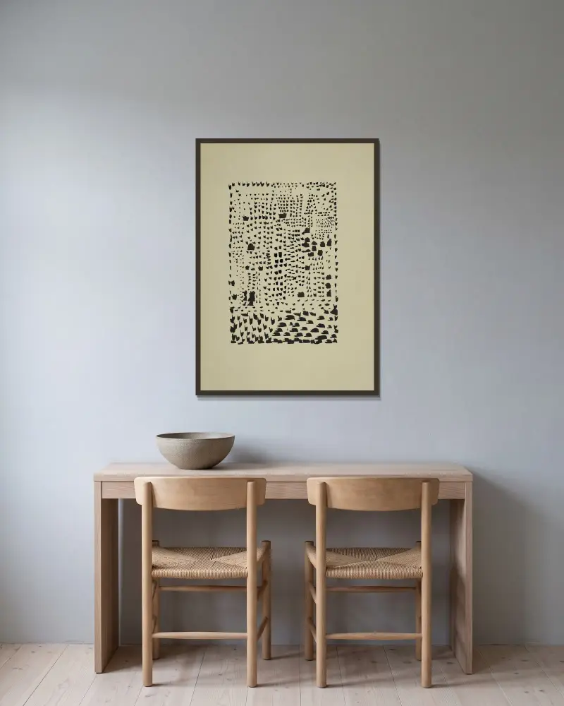 Suzerain, Nicolas De Staël v rámu na stěně