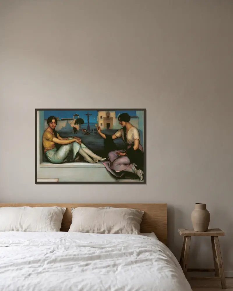 Věštkyně, Julio Romero De Torres v rámu na stěně