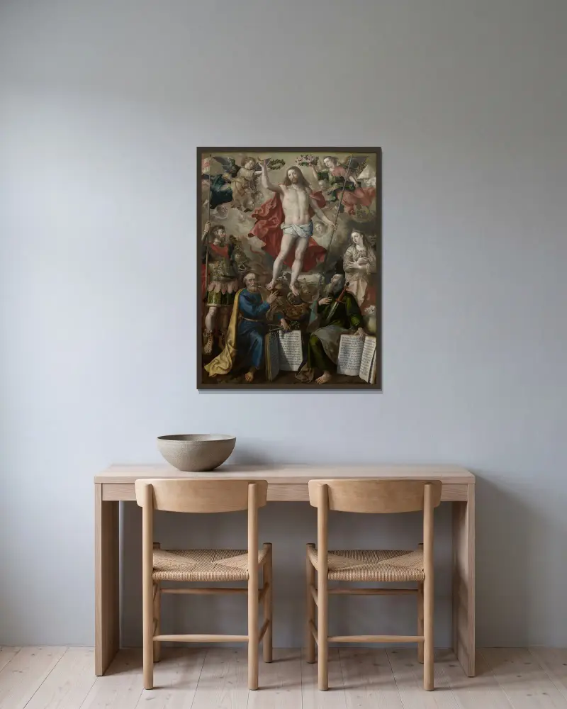 Chrystus triumfujący, Maerten De Vos w ramie na ścianie