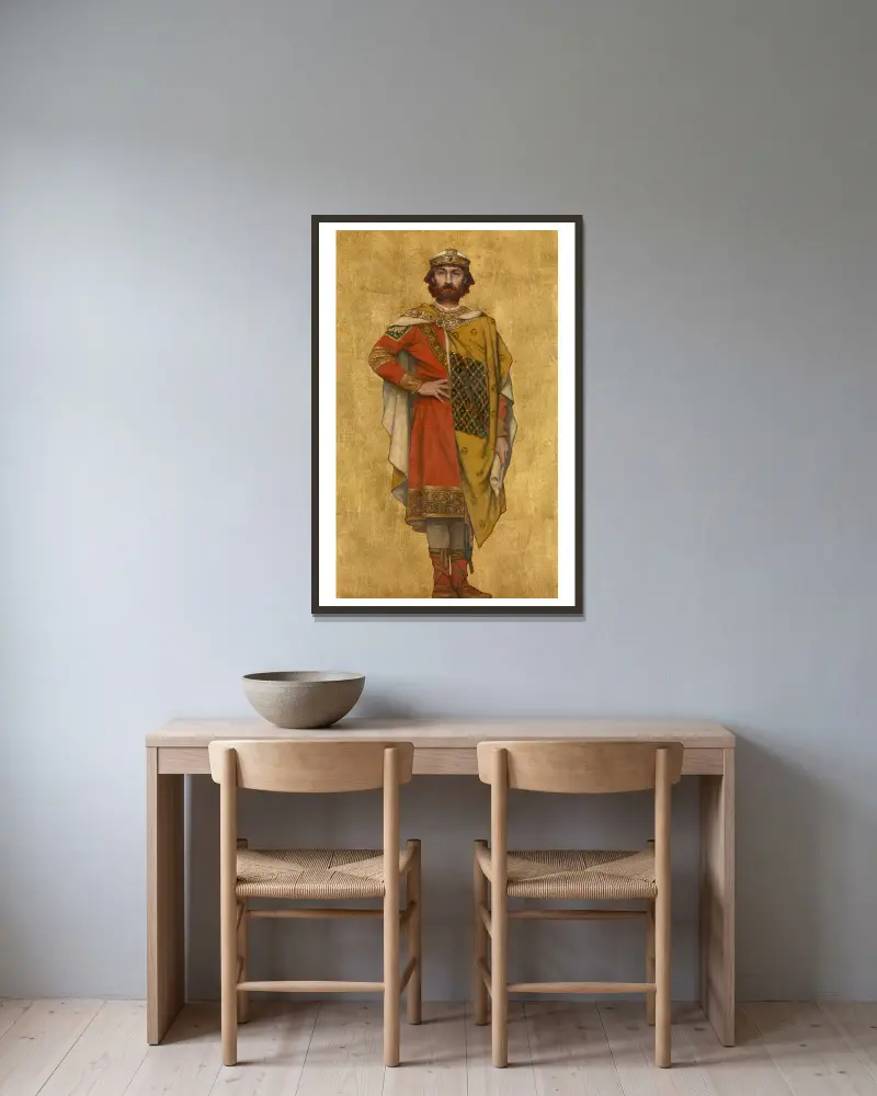 Willem van Saeftinghe, Albrecht De Vriendt v rámu na stěně