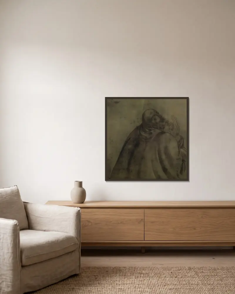Święty Bernard, Gustave Van de Woestijne w ramie na ścianie