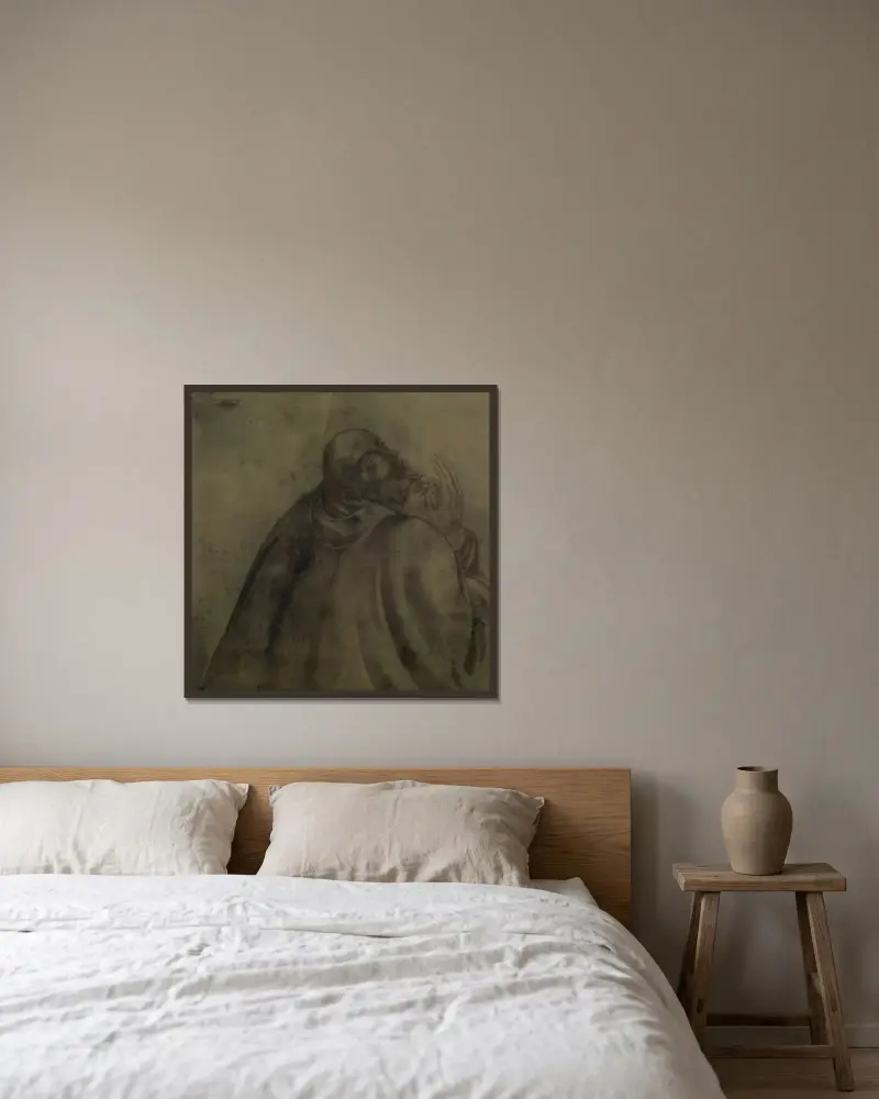 Święty Bernard, Gustave Van de Woestijne w ramie na ścianie
