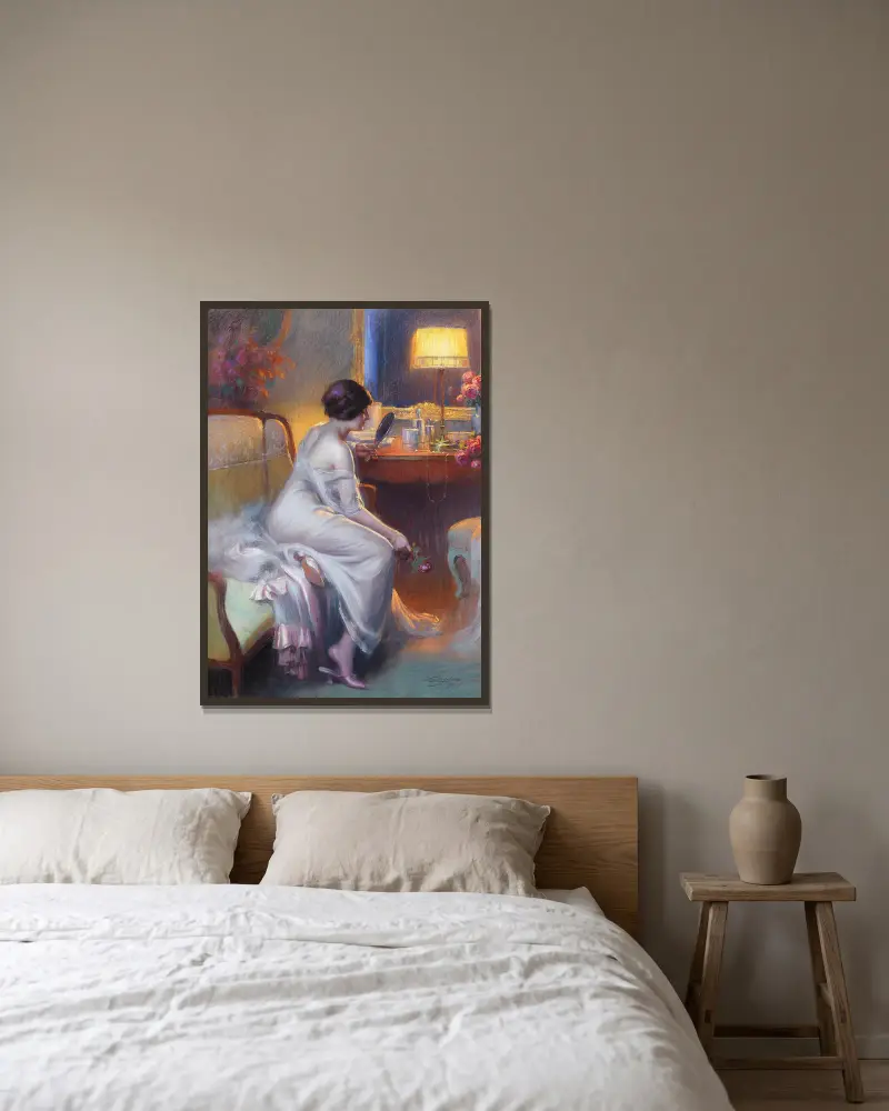 Sprawiedliwe odbicie, Delphin Enjolras w ramie na ścianie